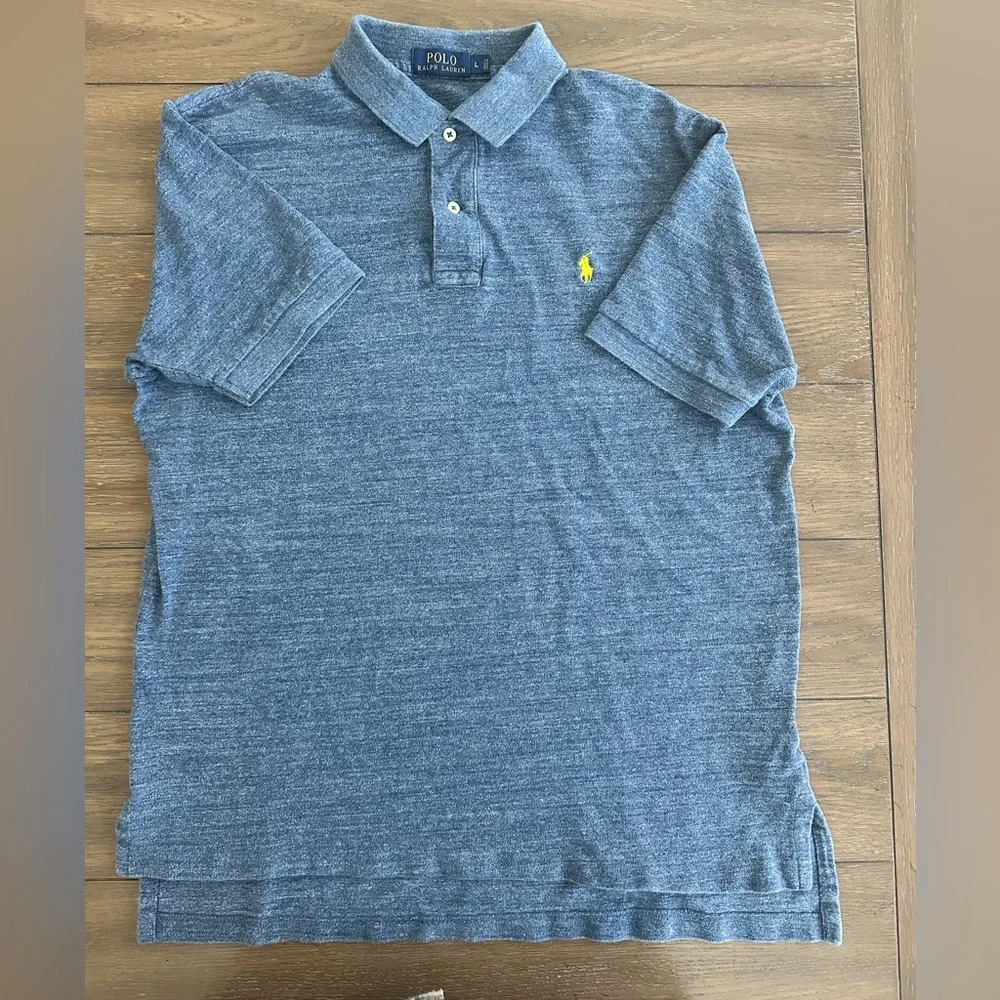 Polo by Ralph Lauren Heather Blue Polo Shirt‎ Size L